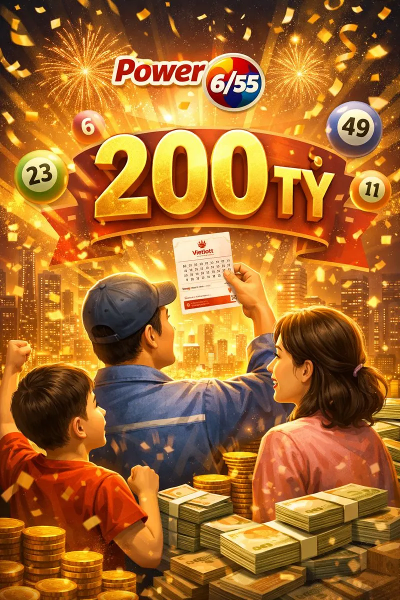 Power 6/55 chạm mốc gần 200 tỷ – Giấc mơ đổi đời chỉ cách một tấm vé số